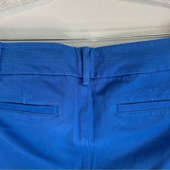 Lilly Pulitzer Womens Cropped Pants Blue Sz 6 Stretch Bright Spring Slim Fit - Picture 9 of 9